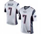 New England Patriots #7 Jake Bailey Game White Football Jersey