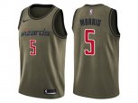 Washington Wizards #5 Markieff Morris Green Salute to Service NBA Swingman Jersey