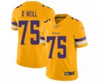 Minnesota Vikings #75 Brian O'Neill Limited Gold Inverted Legend Football Jersey
