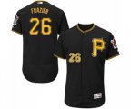 Pittsburgh Pirates #26 Adam Frazier Black Alternate Flex Base Authentic Collection Baseball Jersey