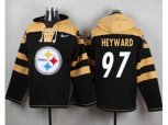 Pittsburgh Steelers #97 Cameron Heyward Black Player Pullover NFL Hoodie