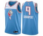 Sacramento Kings #9 Iman Shumpert Swingman Blue NBA Jersey - City Edition