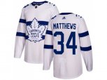 Toronto Maple Leafs #34 Auston Matthews White Authentic 2018 Stadium Series Stitched NHL Jersey