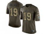 Detroit Lions #19 Kenny Golladay Limited Green Salute to Service NFL Jersey