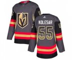 Vegas Golden Knights #55 Keegan Kolesar Authentic Black Drift Fashion NHL Jersey