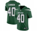New York Jets #40 Trenton Cannon Green Team Color Vapor Untouchable Limited Player Football Jersey