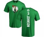 Boston Celtics #3 Dennis Johnson Kelly Green Backer T-Shirt