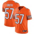 Chicago Bears #57 Dan Skuta Limited Orange Rush Vapor Untouchable NFL Jersey