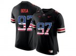 2016 US Flag Fashion Ohio State Buckeyes Nick Bosa #97 College Football Limited Jersey - Blackout