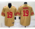 San Francisco 49ers #19 Deebo Samuel Gold NEW 2022 Inverted Legend Stitched NFL Nike Limited Jersey