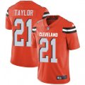 Cleveland Browns #21 Jamar Taylor Orange Alternate Vapor Untouchable Limited Player NFL Jersey