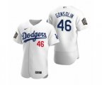 Los Angeles Dodgers Tony Gonsolin Nike White 2020 World Series Authentic Jersey