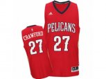 New Orleans Pelicans #27 Jordan Crawford Swingman Red Alternate NBA Jersey