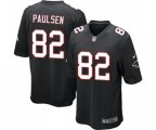 Atlanta Falcons #82 Logan Paulsen Game Black Alternate Football Jersey