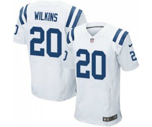 Indianapolis Colts #20 Jordan Wilkins Elite White Football Jersey