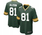 Green Bay Packers #81 Geronimo Allison Game Green Team Color Football Jersey