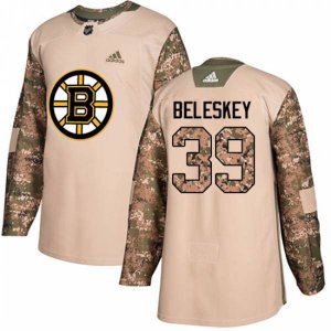 Boston Bruins #39 Matt Beleskey Authentic Camo Veterans Day Practice NHL Jersey