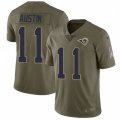 Los Angeles Rams #11 Tavon Austin Limited Olive 2017 Salute to Service NFL Jersey