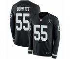 Oakland Raiders #55 Vontaze Burfict Limited Black Therma Long Sleeve Football Jersey