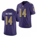 Baltimore Ravens #14 Sammy Watkins Nike Purple Color Rush Player Limited Jersey