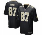 New Orleans Saints #87 Jared Cook Game Black Team Color Football Jersey