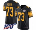 Pittsburgh Steelers #73 Ramon Foster Limited Black Rush Vapor Untouchable 100th Season Football Jersey