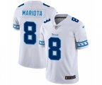 Tennessee Titans #8 Marcus Mariota White Team Logo Cool Edition Jersey