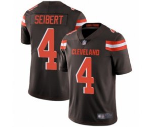 Cleveland Browns #4 Austin Seibert Brown Team Color Vapor Untouchable Limited Player Football Jersey