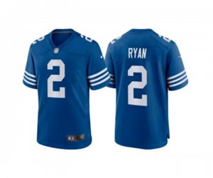 Indianapolis Colts #2 Matt Ryan Blue Game Stitched Football Jersey