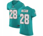 Miami Dolphins #28 Bobby McCain Aqua Green Team Color Vapor Untouchable Elite Player Football Jersey