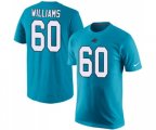 Carolina Panthers #60 Daryl Williams Blue Rush Pride Name & Number T-Shirt