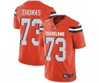 Cleveland Browns #73 Joe Thomas Orange Alternate Vapor Untouchable Limited Player Football Jersey