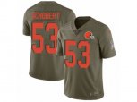 Cleveland Browns #53 Joe Schobert Limited Olive 2017 Salute to Service NFL Jersey
