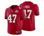 Tampa Bay Buccaneers #47 John Lynch Red 2021 Super Bowl LV Jersey