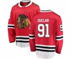 Chicago Blackhawks #91 Anthony Duclair Authentic Red Home Fanatics Branded Breakaway NHL Jersey