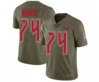 Tampa Bay Buccaneers #74 Ali Marpet Limited Olive 2017 Salute to Service Football Jersey