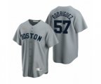 Boston Red Sox Eduardo Rodriguez Nike Gray Cooperstown Collection Road Jersey