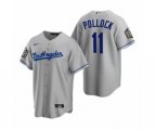 Los Angeles Dodgers A.J. Pollock Gray 2020 World Series Replica Road Jersey