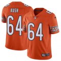 Chicago Bears #64 Eric Kush Orange Alternate Vapor Untouchable Limited Player NFL Jersey