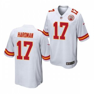 Kansas City Chiefs #17 Mecole Hardman Nike White Vapor Limited Jersey