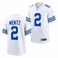Indianapolis Colts #2 Carson Wentz Nike White Alternate Retro Vapor Limited Jersey