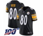 Pittsburgh Steelers #80 Jack Butler Black Team Color Vapor Untouchable Limited Player 100th Season Football Jersey