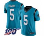 Carolina Panthers #5 Michael Palardy Limited Blue Rush Vapor Untouchable 100th Season Football Jersey
