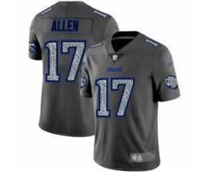 Buffalo Bills #17 Josh Allen Limited Gray Static Fashion Football Jersey
