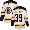 Boston Bruins #39 Matt Beleskey Authentic White Away NHL Jersey