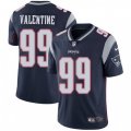 New England Patriots #99 Vincent Valentine Navy Blue Team Color Vapor Untouchable Limited Player NFL Jersey