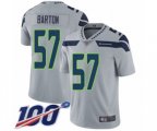 Seattle Seahawks #57 Cody Barton Grey Alternate Vapor Untouchable Limited Player 100th Season Football Jersey