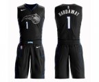 Orlando Magic #1 Penny Hardaway Swingman Black Basketball Suit Jersey - City Edition