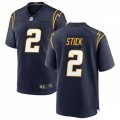 Los Angeles Chargers #2 Easton Stick Nike Navy Alternate Vapor Limited Jersey