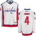 Washington Capitals #4 Taylor Chorney Authentic White Away NHL Jersey